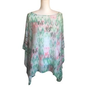 Chicos Sheer Tunic Top